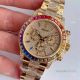 JH Factroy New Gold Rolex Daytona Rainbow Diamonds Watch Replica - Swiss Cal 4130 (2)_th.jpg